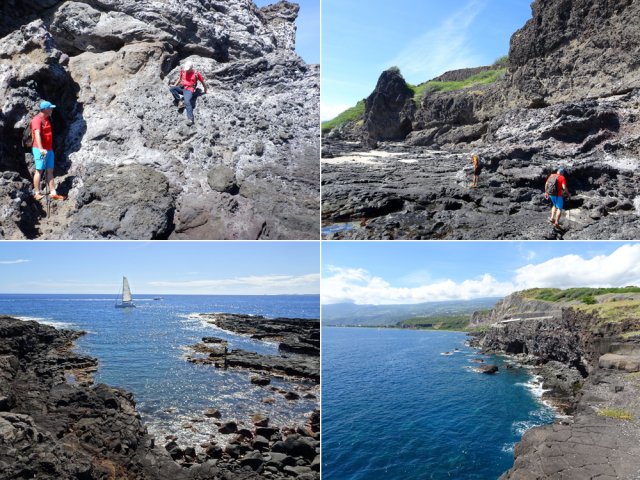 Flâner à l'envie sur les platiers entourant le Rocher de Chien