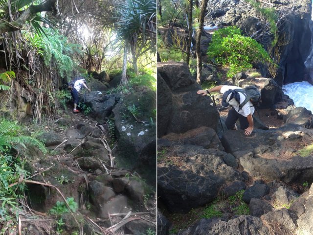 Encore deux montées abruptes avant de terminer le parcours