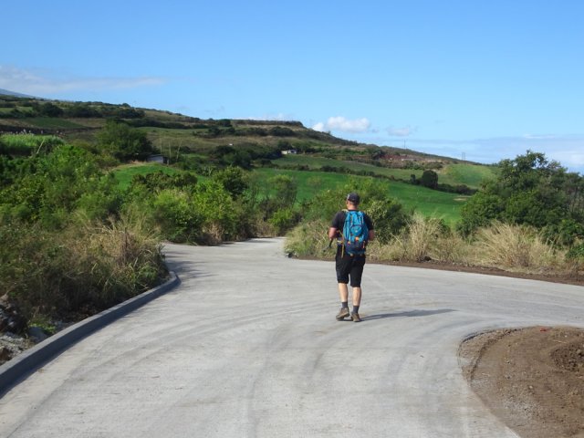 Dernier croisement avant de retrouver le chemin de retour longeant les prairies