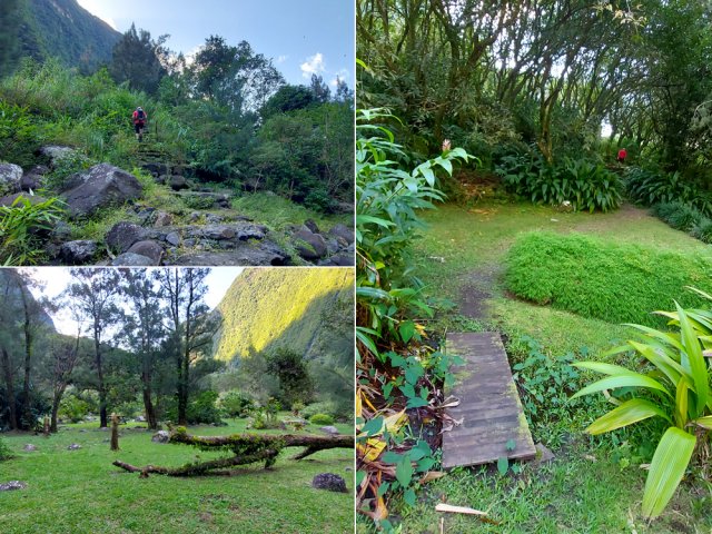 Casse croûte possible au plus près des berges car l'aire de pique-nique est privée