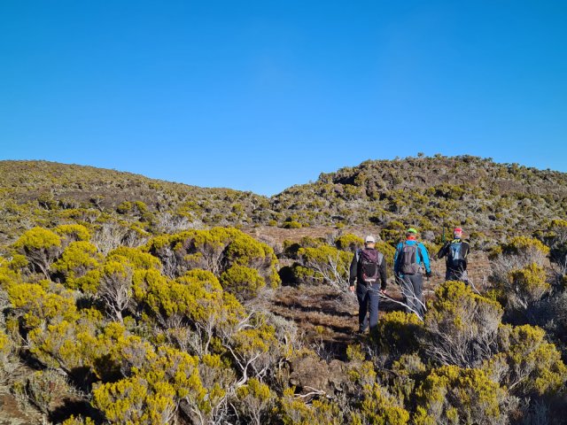 C'est parti pour 10 km à chercher sans cesse le meilleur passage