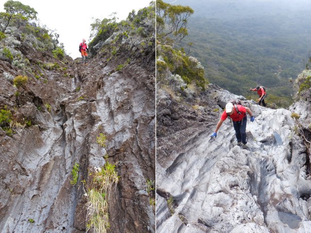 Certaines portions sont impossibles à passer par temps humide car trop lisses