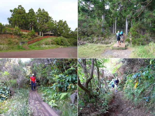 Le début de la montée est un classique de la région