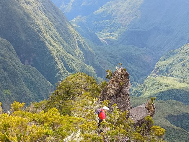 Impossible de poursuivre en raison de l'à-pic