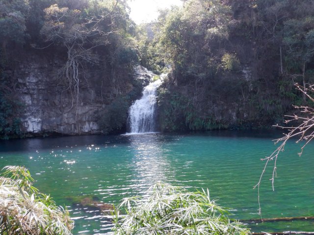Arrivée au Bassin Cormoran par la rive gauche de la ravine