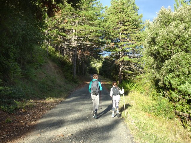 Départ par le Chemin de Miramont durant quelques dizaines de mètres