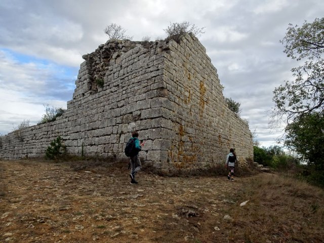 Il ne reste que peu de vestiges du château de Miramont