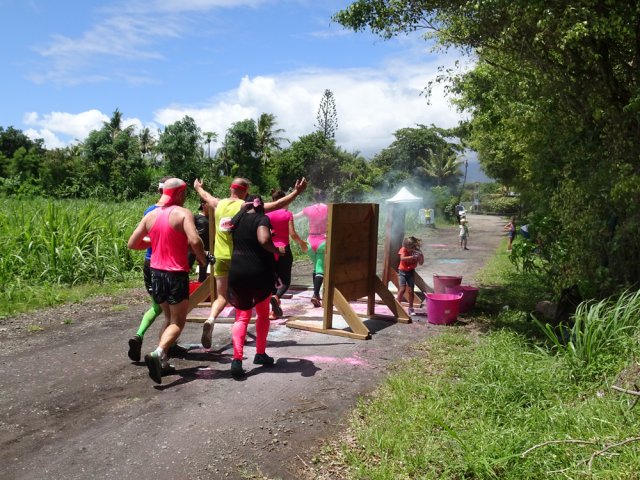 Fête des couleurs pour amateurs de poudre rose