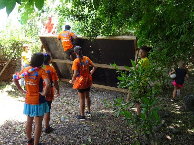 Nouveau mur pour mettre les bras à l'épreuve