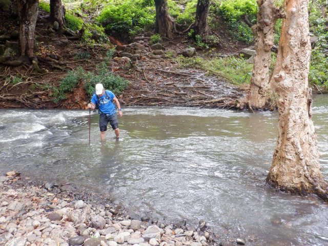 Traverser à nouveau pour revenir au point de départ