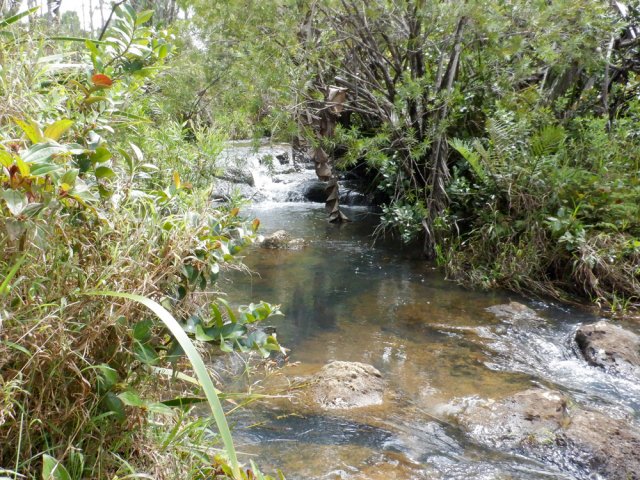 Arrivée à la petite rivière