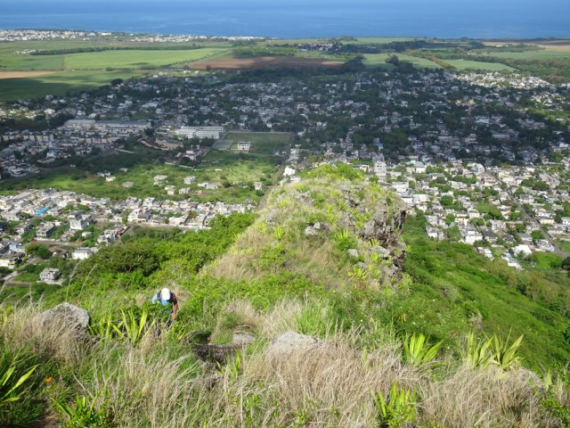 Le paysage du Mont Saint-Pierre après la zone rocheuse