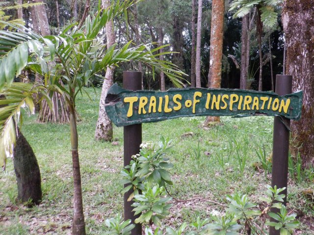 Les parcours sont indiqués par de jolis panneaux