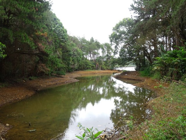 Petit détour pour éviter un bras du lac