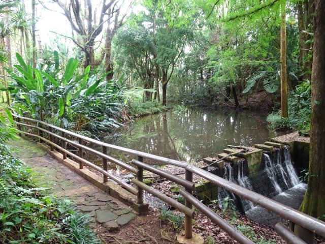 Remonter un peu la rivière en direction de la route
