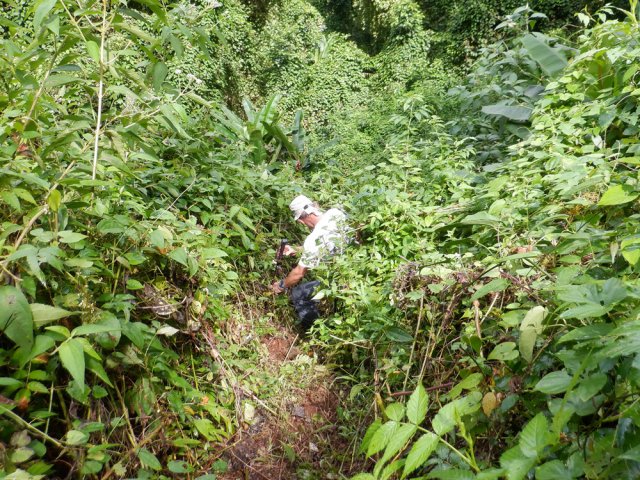 Les derniers mètres descendent verticalement