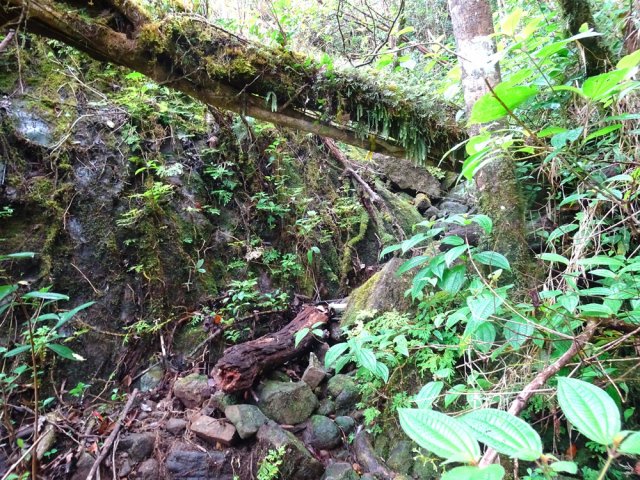 Plusieurs barres rocheuses à éviter dans la montée