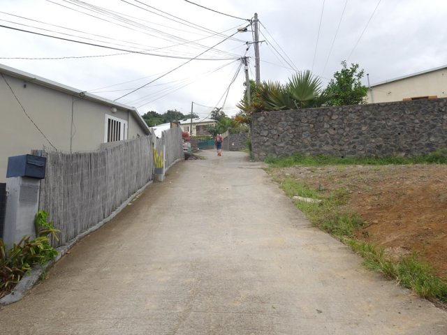 La photo n'est pas représentative de la forte pente