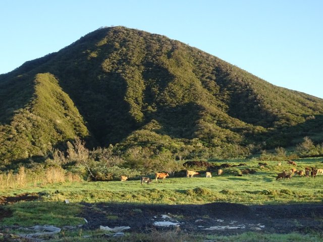 Le but à atteindre vu depuis le parking