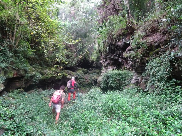 La première gorge moins de 100 m après le départ
