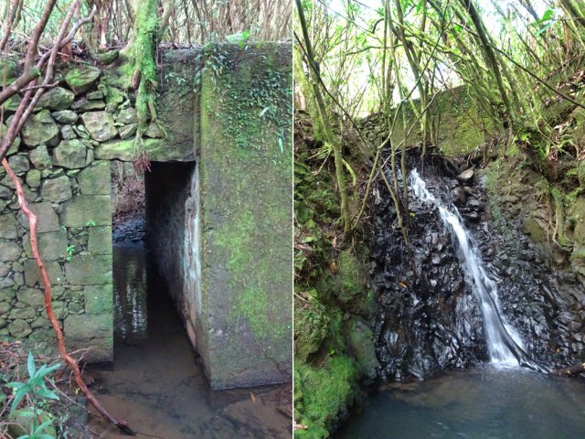 Nouveau pont-carré rénové, proche de deux petites cascades et bassins