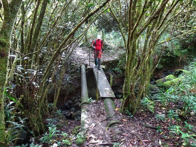 Le canal, depuis longtemps remplacé par des canalisations, franchit ici une petite ravine