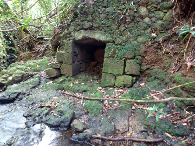 De longues portions de canal étaient souterraines