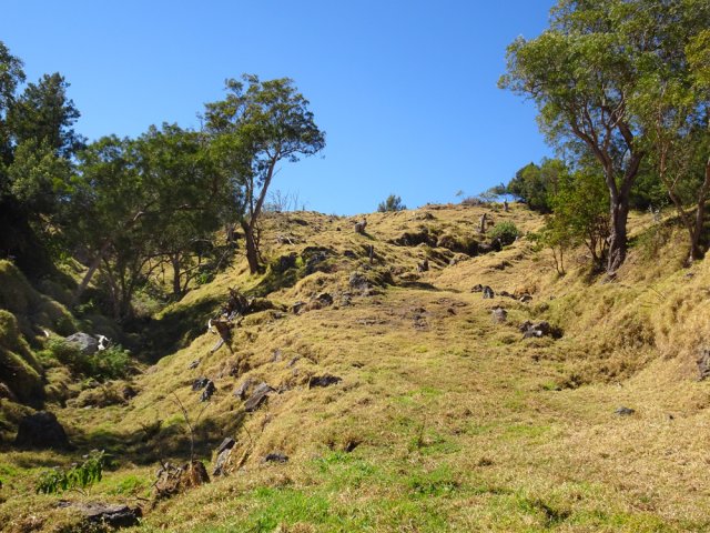 Les ravines à sec imposent de stocker l'eau dans de grandes cuves