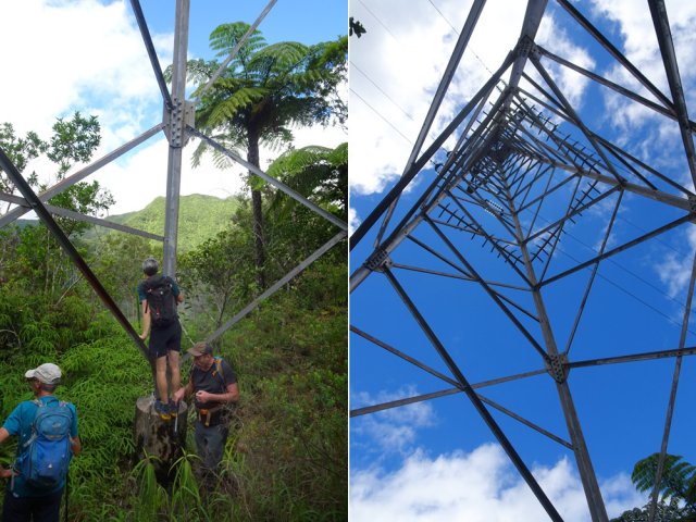 Visite facultative au pylône pour des panoramas à peine visibles