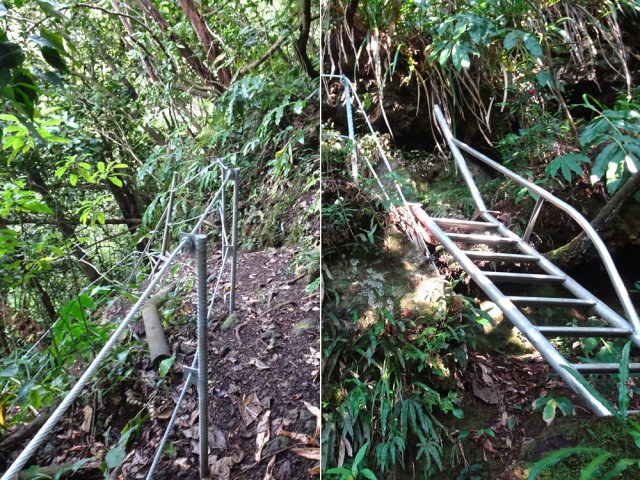 Il a été remarquablement réhabilité avec échelles neuves et rambardes métalliques