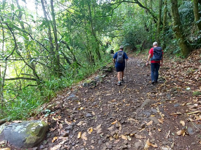 C'est reparti pour une agréable descente vers le Bassin la Paix