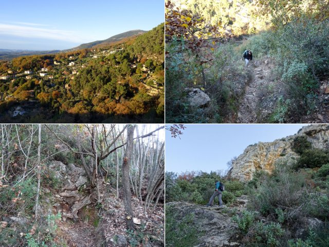 Quelques portions de la forte pente