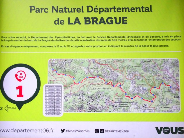 La carte de répartition des points de secours