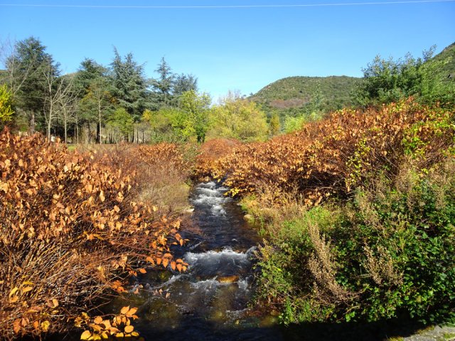 La Clamoux à quelques mètres du départ