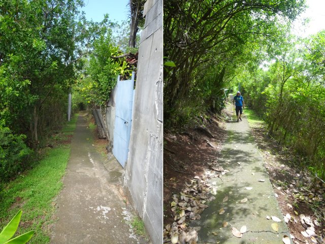 Le Sentier Zézé représente un agréable raccourci