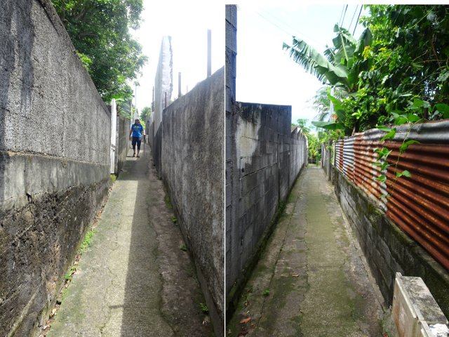 Le Sentier Bihel, longue allée entre les jardins, permet d'éviter la circulation