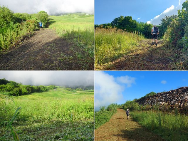 Si le chemin de la prairie est encombré, passer par la Chapelle