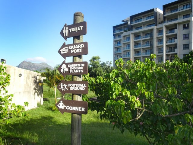 Bonne signalétique tout au long du parcours