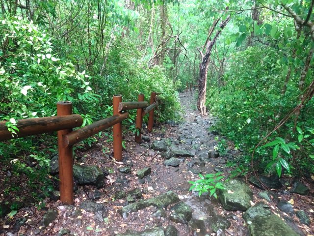 On retrouve même des barrières comme au début de la montée