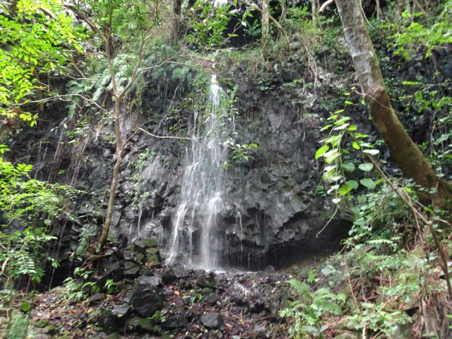 L'ultime chute provient d'une source dans la falaise