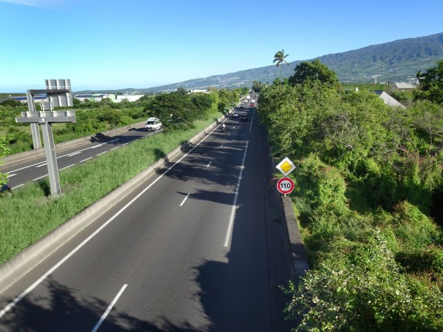 La voie rapide très bruyante
