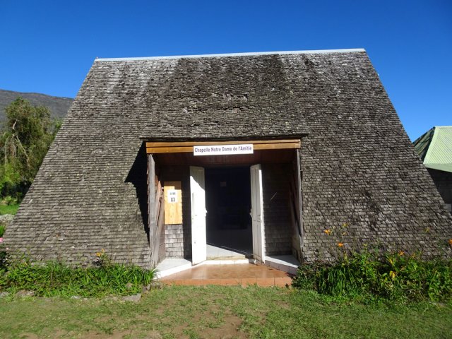 La chapelle de La Nouvelle, ici prise comme départ symbolique de l'îlet