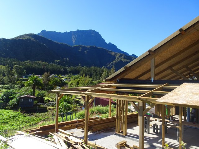 La construction d'un nouveau gîte accueillera de futurs randonneurs