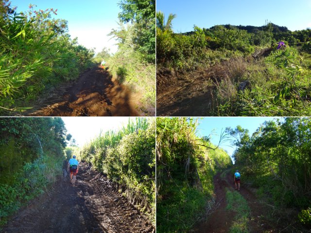 1500 m de piste en terre avec près de 200 m de montée