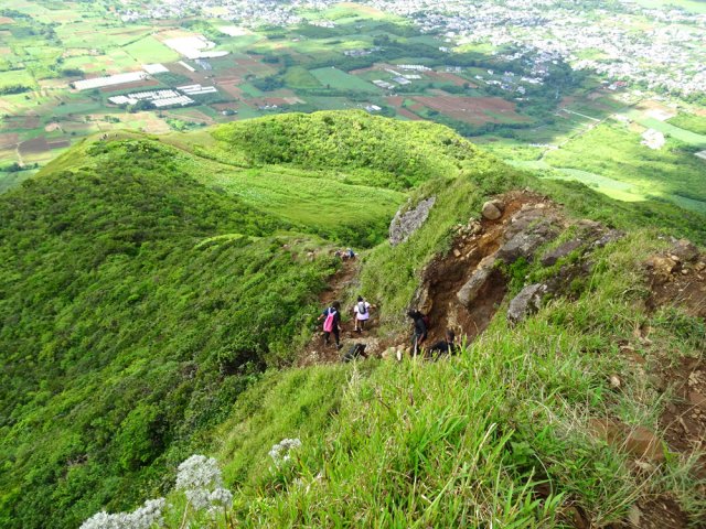 Les 150 derniers mètres sont abrupts