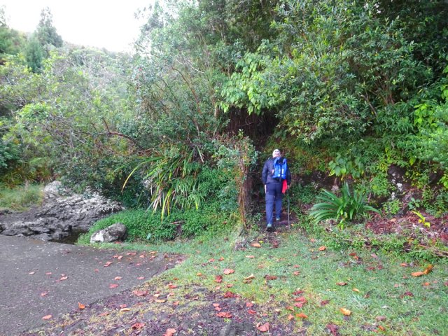 Emprunter le sentier quelques mètres avant la Ravine Souris Chaude