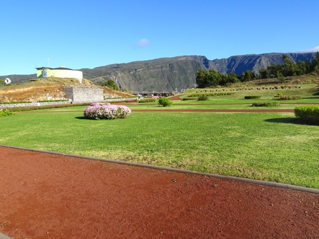 Vue générale au départ du circuit