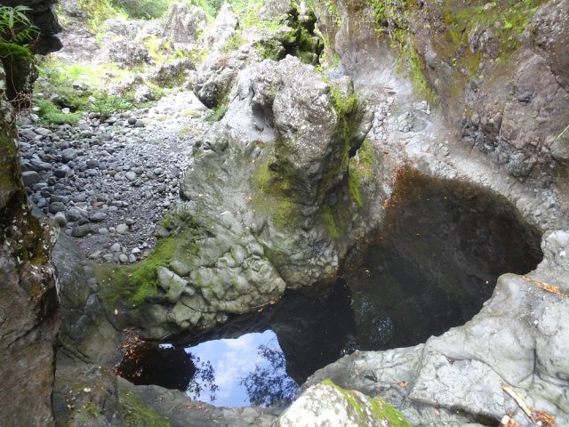 Un dernier bassin avant d'emprunter la petite route en direction du tunnel