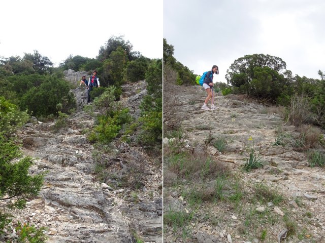 Attention à la forte descente vers la Coroluna