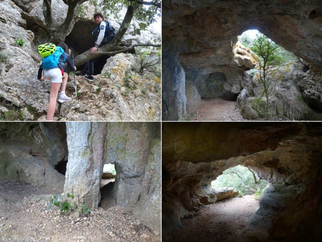 Après avoir passé le chêne vert, la grotte principale vaut une visite